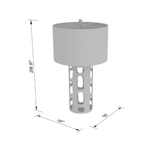   Rustic Bronze Finish Table Lamp | Oroa.com