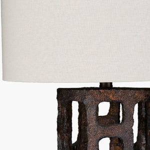   Rustic Bronze Finish Table Lamp | Oroa.com
