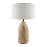 Modern European furniture - Beige Concrete Accent Table Lamp - www.oroa.com