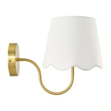 Modern European furniture - Scalloped Linen Wall Lamp - www.oroa.com