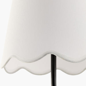   Scalloped Linen Wall Lamp | Oroa.com