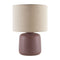 Modern European furniture - Beige Linen Ceramic Table Lamp S - www.oroa.com
