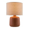 Modern European furniture - Beige Linen Ceramic Table Lamp S - www.oroa.com