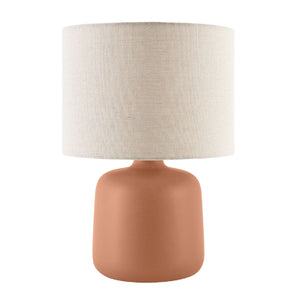   Beige Linen Ceramic Table Lamp S | Oroa.com