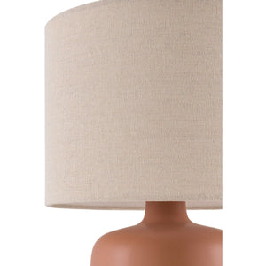   Beige Linen Ceramic Table Lamp S | Oroa.com
