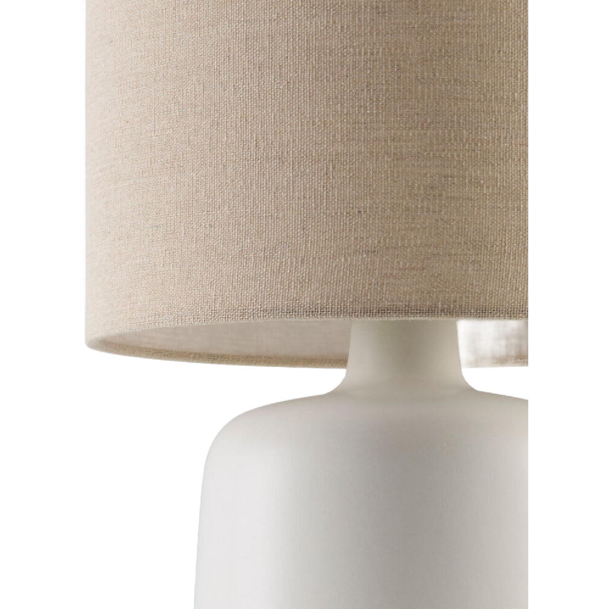   Beige Linen Ceramic Table Lamp S | Oroa.com