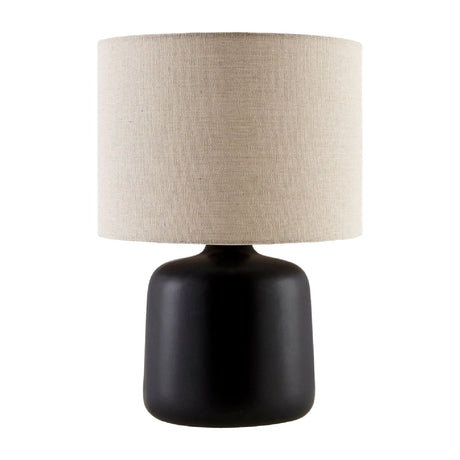 Modern European furniture - Beige Linen Ceramic Table Lamp S - www.oroa.com