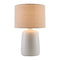 Modern European furniture - Beige Linen Ceramic Table Lamp L - www.oroa.com