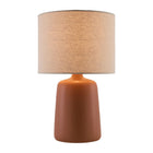 Modern European furniture - Beige Linen Ceramic Table Lamp L - www.oroa.com