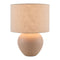 Modern European furniture - Rounded Ceramic Linen Table Lamp - www.oroa.com