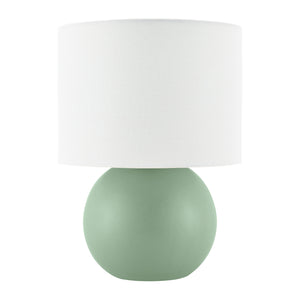   Round Glazed Ceramic Table Lamp | Oroa.com