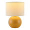 Modern European furniture - Round Glazed Ceramic Table Lamp - www.oroa.com