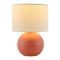 Modern European furniture - Round Glazed Ceramic Table Lamp - www.oroa.com