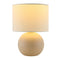 Modern European furniture - Round Glazed Ceramic Table Lamp - www.oroa.com