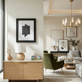 Modern European furniture - Round Glazed Ceramic Table Lamp - www.oroa.com