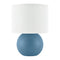 Modern European furniture - Round Glazed Ceramic Table Lamp - www.oroa.com