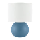 Modern European furniture - Round Glazed Ceramic Table Lamp - www.oroa.com