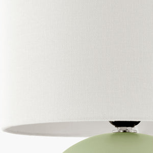   Round Glazed Ceramic Table Lamp | Oroa.com