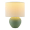 Modern European furniture - White Linen Ceramic Table Lamp - www.oroa.com