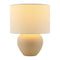 Modern European furniture - White Linen Ceramic Table Lamp - www.oroa.com
