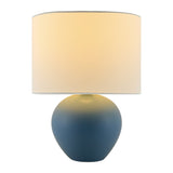 Modern European furniture - White Linen Ceramic Table Lamp - www.oroa.com