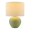 Modern European furniture - White Linen Ceramic Table Lamp - www.oroa.com