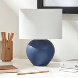 Modern European furniture - White Linen Ceramic Table Lamp - www.oroa.com