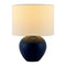 Modern European furniture - White Linen Ceramic Table Lamp - www.oroa.com