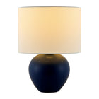 Modern European furniture - White Linen Ceramic Table Lamp - www.oroa.com