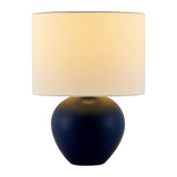 Modern European furniture - White Linen Ceramic Table Lamp - www.oroa.com