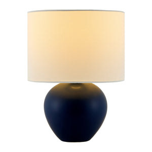   White Linen Ceramic Table Lamp | Oroa.com