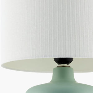   White Jute Ceramic Table Lamp | Oroa.com