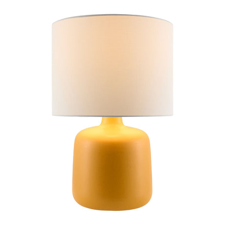 Modern European furniture - White Jute Ceramic Table Lamp - www.oroa.com