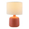 Modern European furniture - White Jute Ceramic Table Lamp - www.oroa.com