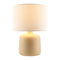 Modern European furniture - White Jute Ceramic Table Lamp - www.oroa.com