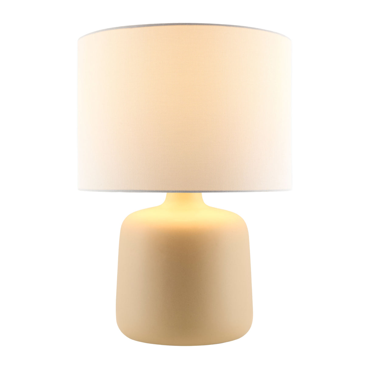   White Jute Ceramic Table Lamp | Oroa.com