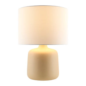   White Jute Ceramic Table Lamp | Oroa.com