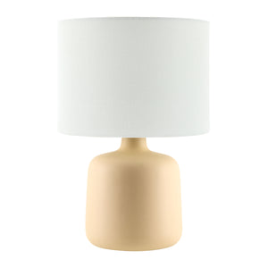   White Jute Ceramic Table Lamp | Oroa.com