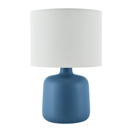 Modern European furniture - White Jute Ceramic Table Lamp - www.oroa.com
