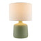 Modern European furniture - White Jute Ceramic Table Lamp - www.oroa.com
