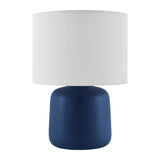Modern European furniture - White Jute Ceramic Table Lamp - www.oroa.com