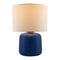 Modern European furniture - White Jute Ceramic Table Lamp - www.oroa.com