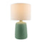 Modern European furniture - Ceramic White Linen Table Lamp - www.oroa.com