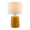 Modern European furniture - Ceramic White Linen Table Lamp - www.oroa.com
