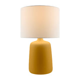 Modern European furniture - Ceramic White Linen Table Lamp - www.oroa.com