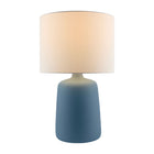 Modern European furniture - Ceramic White Linen Table Lamp - www.oroa.com
