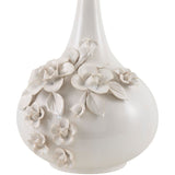  Modern European furniture - Glazed Cream Ceramic Table Lamp - www.oroa.com