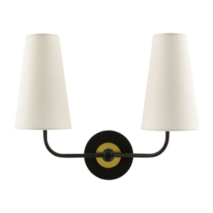   Elongated Dual-Shade Wall Lamp | Oroa.com