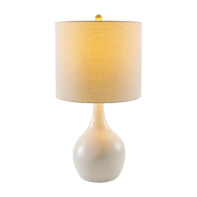 Modern European furniture - Ceramic Vase-Inspired Table Lamp - www.oroa.com
