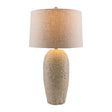 Modern European furniture - White Textured Ceramic Table Lamp - www.oroa.com